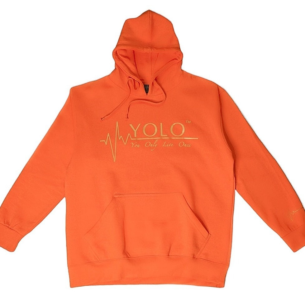 YOLO ORANGE HOODIE