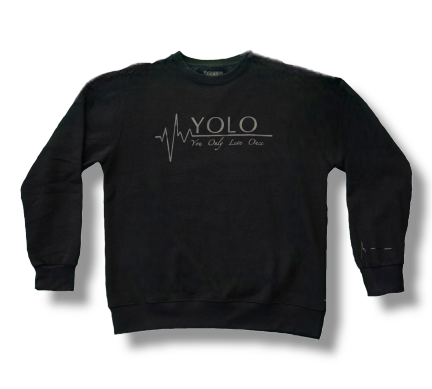 BLACK OUT (Black crewneck)