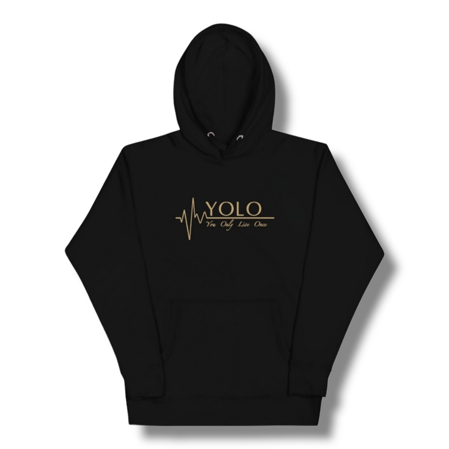 "OG" EMBROIDERED BLACK YOLO HOODIE
