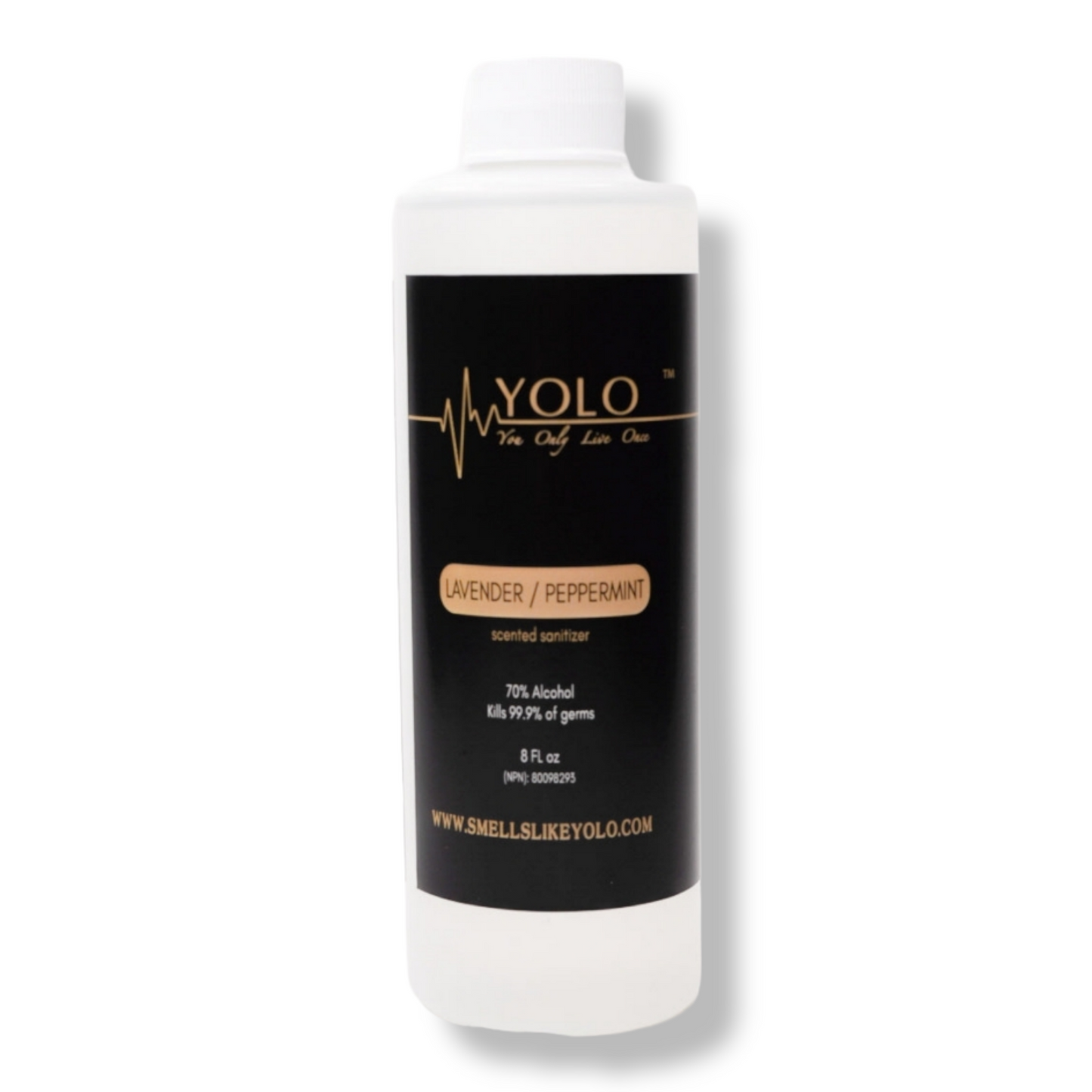8 oz Liquid / Gel scented hand sanitizer LAVANDER / PEPPERMINT