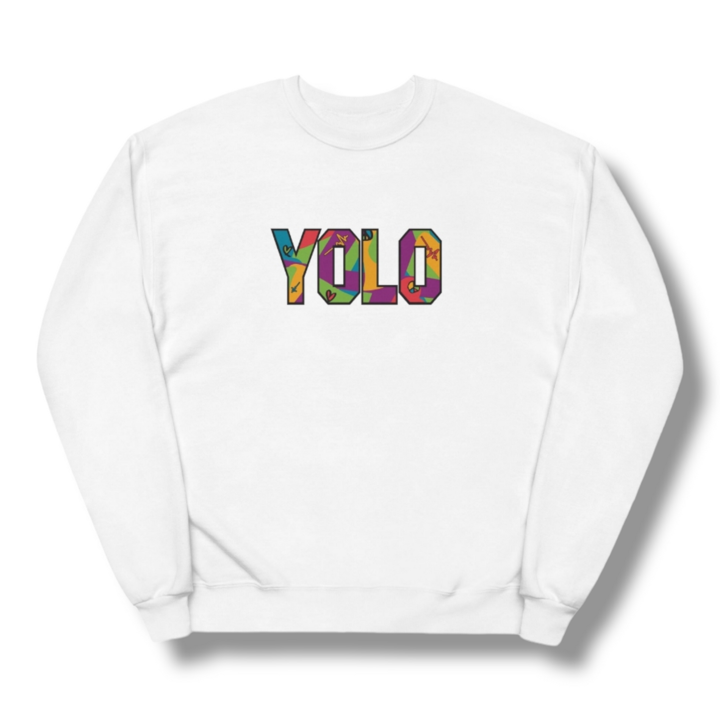 LPL LOVE, PEACE & LIFE CREW NECK (White)