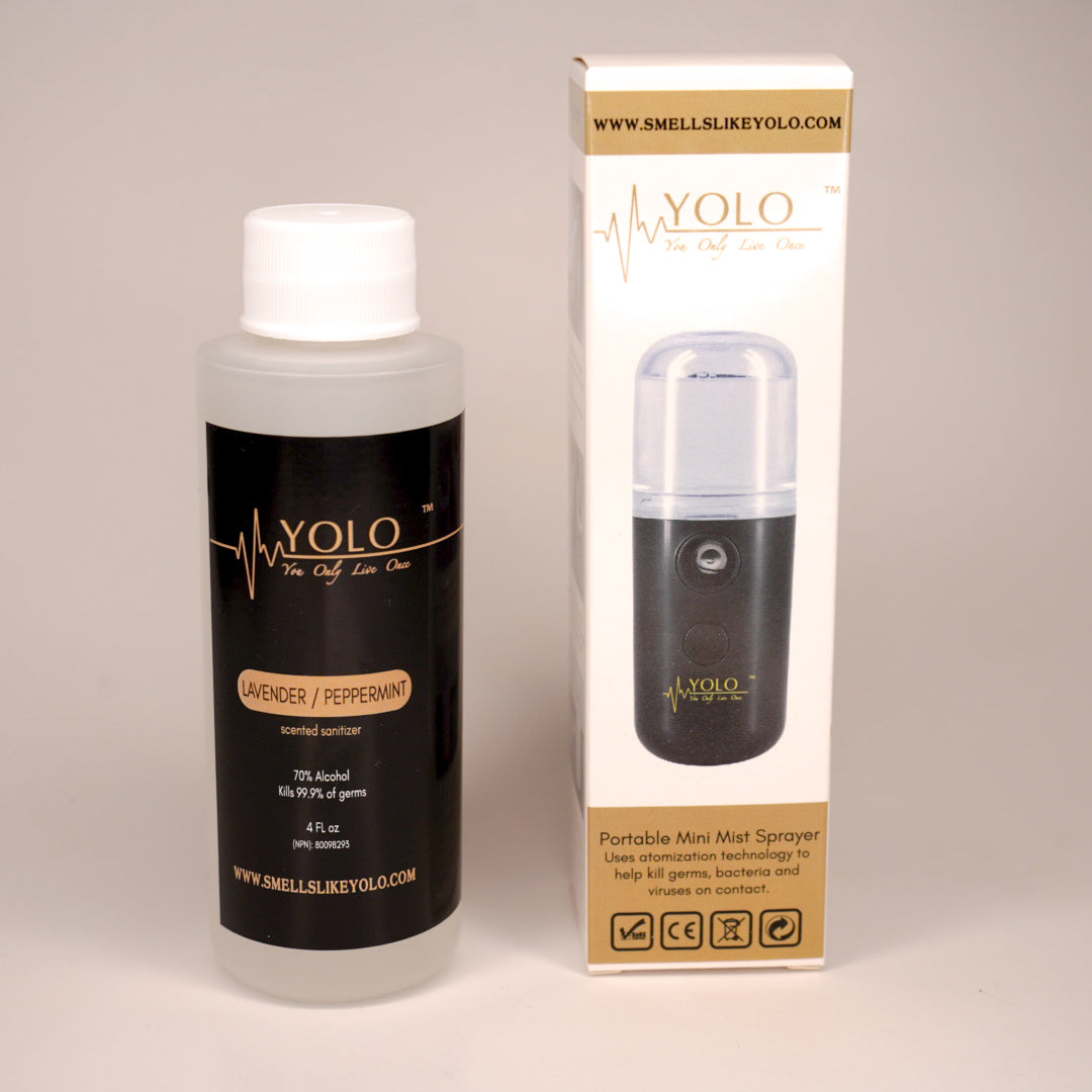 YOLO Portable Mini Mist Sprayer / 4 FL oz Package