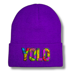 The YOLO LPL Beanie hat is both stylish, snug fitting, comfortable and warm. The cotton and acrylic blend creates a soft and pleasant feel.  • 60% cotton, 40% acrylic • Breathable cotton blend  One size fits most